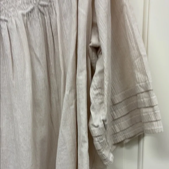 J. Jill Embroidered Cotton Gauze Blouse - Picture 4 of 5